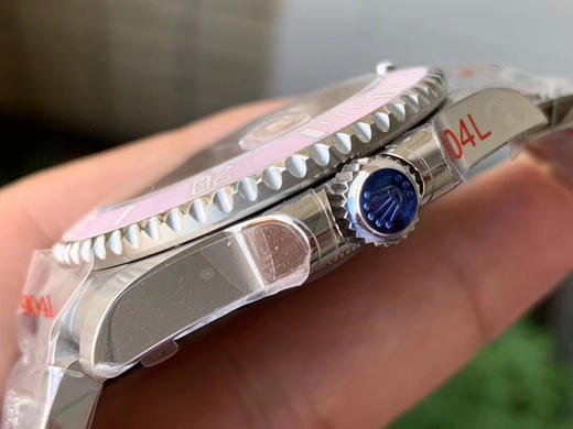 【情人节新品出炉】GMF新品    劳力士潜航者型粉水鬼，陶瓷圈口、粉粉的表盘[害羞]，外观配色美美哒，表盘尺寸40mm，赠送多一副钢带。 商品图6