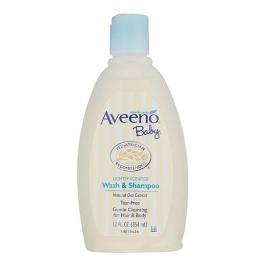 【保税仓】艾维诺 天然燕麦婴儿洗发沐浴露2合1 淡香型 354毫升 商品图0