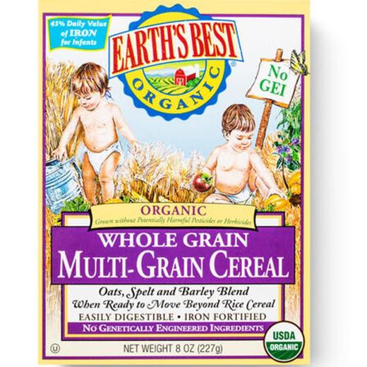 【保税仓】EARTH'S BEST 有机混合谷物米粉 227g 商品图0
