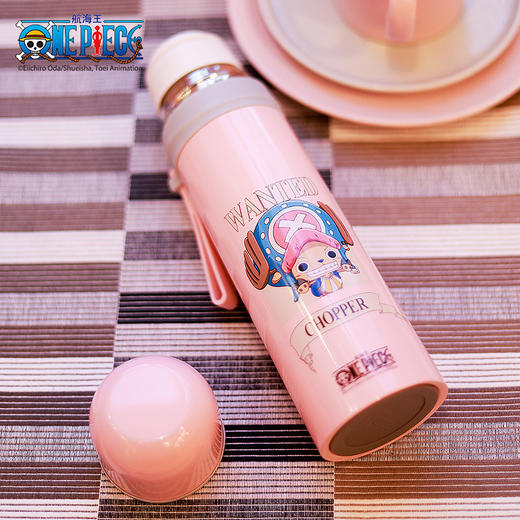 海贼王乔巴弹跳保温杯子弹头系列路飞乔巴保温杯海贼王水杯不锈钢OP8C0501A 商品图3
