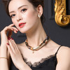 珍珠项链+印花真丝小围脖WY-1012X 商品缩略图0