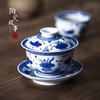 茶杯-陶瓷品茗杯-鱼藻纹品茗杯 主人杯 商品缩略图3