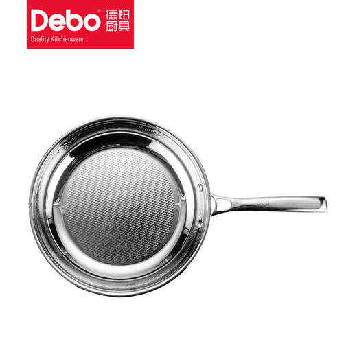 Debo 德铂亚斯不锈钢煎锅平底锅24cm 商品图4