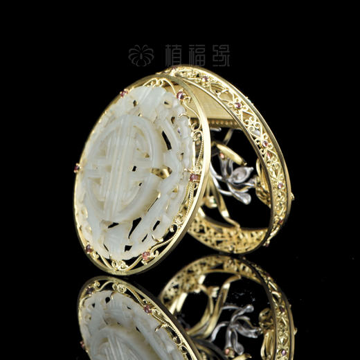 【盛夏花开】白玉蝶恋花香盒坠-BY1901089 商品图5