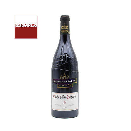 茗酊古堡－隆河谷红葡萄酒 French Paradox Cotes du Rhone 单支装750ml 商品图0