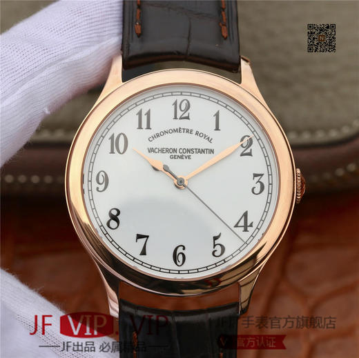 GS江诗丹顿——历史名作系列86122/000P-9362光泽亮丽的方形外壳，内衬简洁的麦穗面盘，搭配意大利小牛皮表，最大限度还原正品的艺术感官。 商品图0