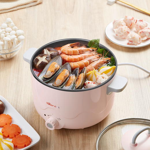 电煮锅宿舍锅学生锅电锅小型火锅家用多功能 DRG-C18K2 商品图3