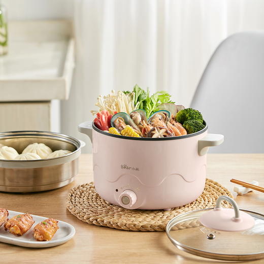 电煮锅宿舍锅学生锅电锅小型火锅家用多功能 DRG-C18K2 商品图4