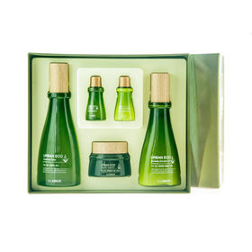 【保税仓】韩国得鲜 海外版 亚麻营养保湿三件套180ml+140ml+60ml+20ml*2