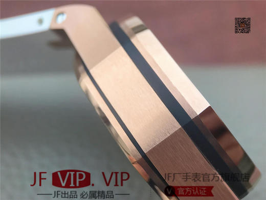 JF爱彼皇家橡树离岸型26408OR.OO.A010CA.01男士腕表。Calibre 3126/3840自动机械机芯（基础机芯上海7750）,44毫米直径,镀18k玫瑰金。顶尖做工。橡胶表带，透底 商品图12