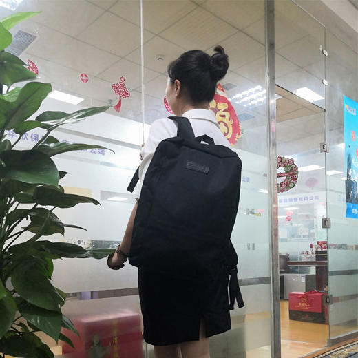 多功能双肩背包 黑色1808 商品图1
