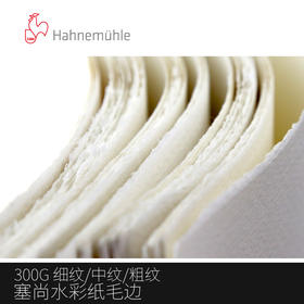 207号 哈内姆勒 水彩纸中粗/粗纹毛边 300g/ 780*1060 单张 10张起售