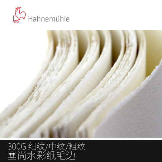 207号 哈内姆勒 水彩纸中粗/粗纹毛边 300g/ 780*1060 单张 10张起售 商品图0