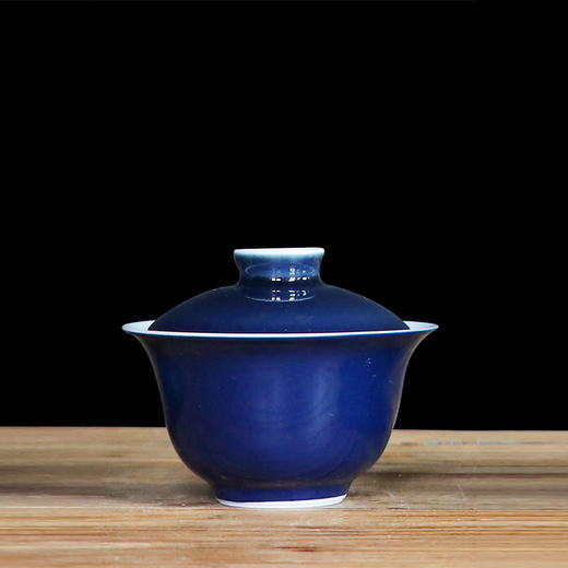 霁蓝釉茶具旅行套组○观颐斋 商品图5