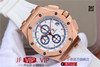 JF爱彼皇家橡树离岸型26408OR.OO.A010CA.01男士腕表。Calibre 3126/3840自动机械机芯（基础机芯上海7750）,44毫米直径,镀18k玫瑰金。顶尖做工。橡胶表带，透底 商品缩略图2