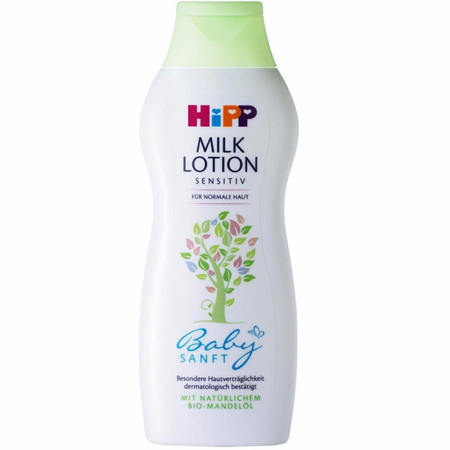 【保税仓】德国 喜宝（Hipp）有机杏仁油婴儿润肤露润肤乳 350ml 商品图0