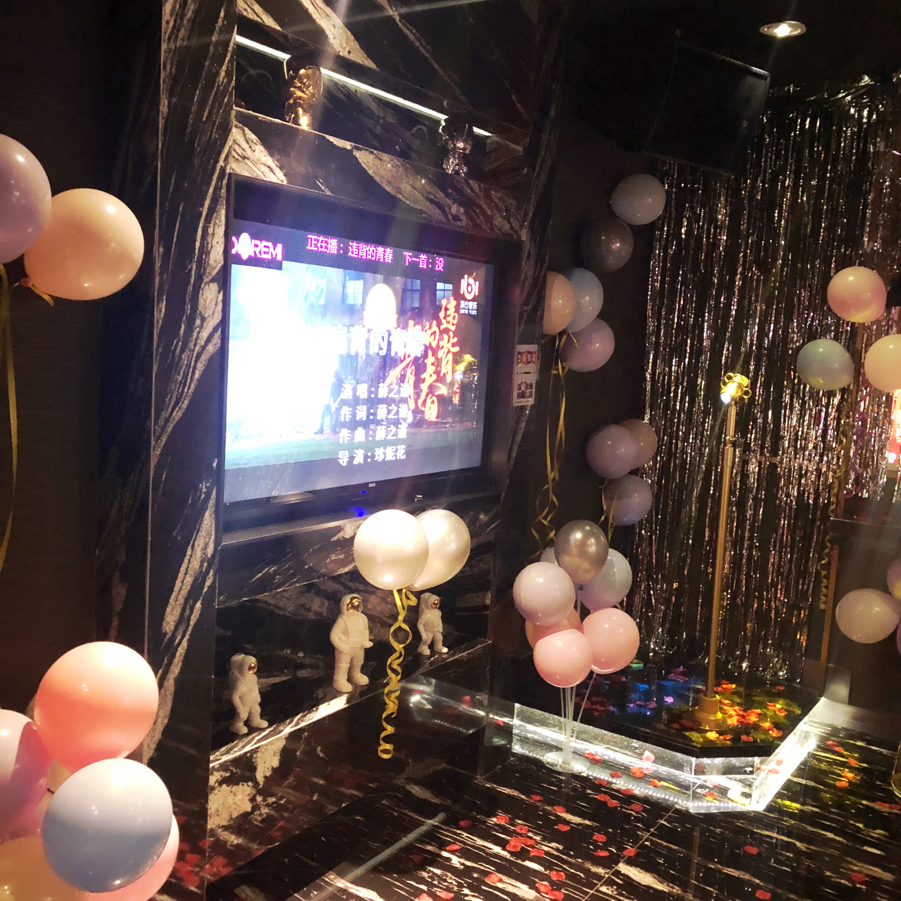 doremi生日包厢布置预订