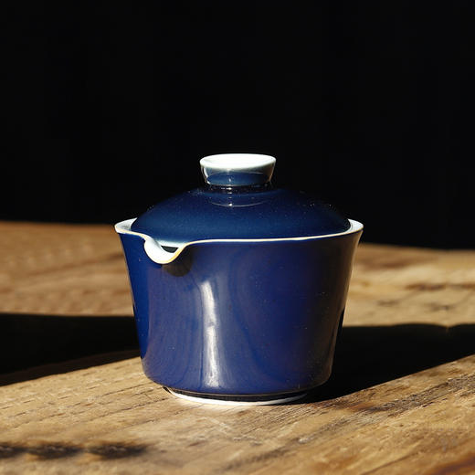 霁蓝釉茶具旅行套组○观颐斋 商品图4