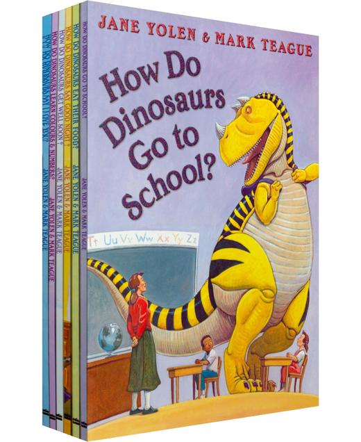 #凯迪克童书 英文原版绘本 How Do Dinosaurs 家有恐龙系列 6册 平装 英语启蒙认知 商品图1