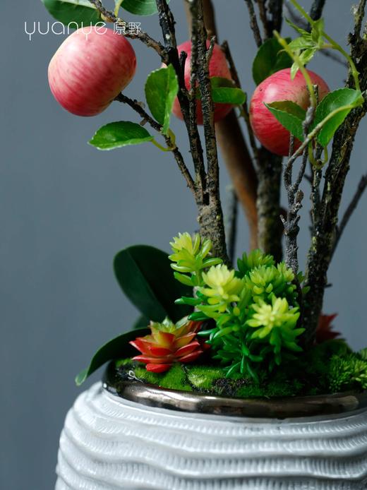 新中式禅意仿真花摆件高档餐桌茶几花艺摆设装饰绢花室内客厅假花 商品图3