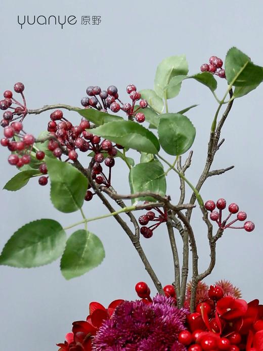 新中式禅意仿真花摆件餐桌茶几花艺摆设装饰绢花室内客厅高档假花 商品图4