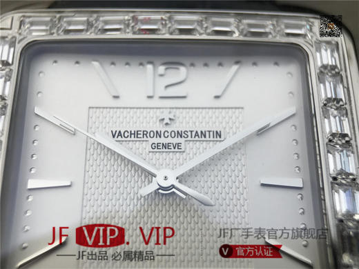 GS江诗丹顿历史名作系列86300款 光泽亮丽的方形外壳，内衬简洁的麦穗面盘，搭配意大利小牛皮表，最大限度还原正品的艺术感官。 商品图4