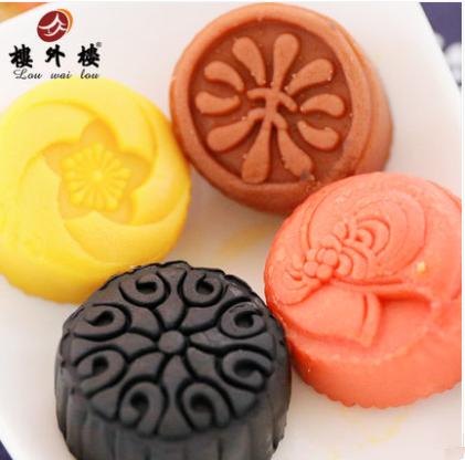 百年老店·楼外楼 中秋西湖月色月饼礼盒流心奶黄月饼540g 商品图1