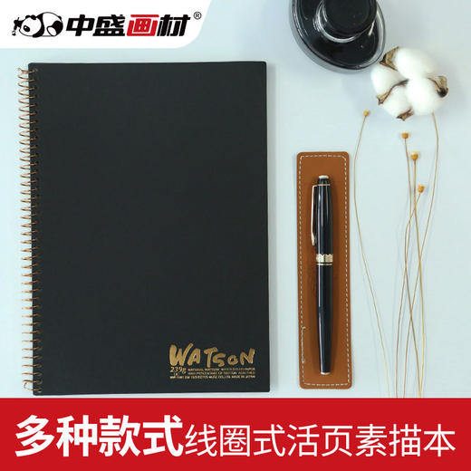Muse B4/F4/SM/A4/9K线圈本/单面胶拍本/四面封胶本 线圈式活页装 商品图0