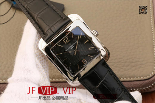 GS江诗丹顿历史名作系列86300款 光泽亮丽的方形外壳，内衬简洁的麦穗面盘，搭配意大利小牛皮表，最大限度还原正品的艺术感官。 商品图1