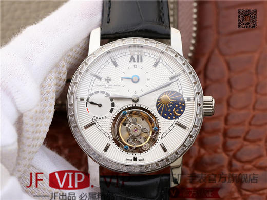 江诗丹顿动能显示日月星辰真陀飞轮。直径42mm.厚度12mm  机芯型号：动力显示真飞轮机芯 商品图0