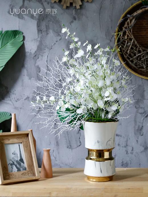 跳舞兰仿真花客厅室内高档轻奢摆件玄关台餐桌假花装饰花独特摆设 商品图4