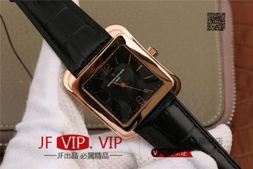 GS江诗丹顿历史名作系列86300款 光泽亮丽的方形外壳，内衬简洁的麦穗面盘，搭配意大利小牛皮表，最大限度还原正品的艺术感官。 商品图1