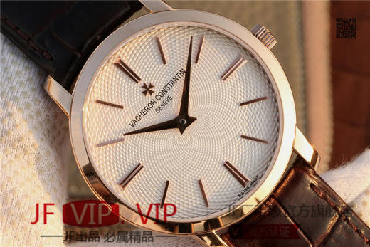 TW江诗丹顿传承系列81578腕表，采用Cal.1120 超薄自动上弦腕表，摆陀采用主体镂空边缘挂21K黄金边的做法 商品图3