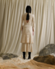 Rib-knit O-back Dress - Ivory 商品缩略图1
