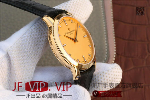 TW江诗丹顿传承系列81578腕表，采用Cal.1120 超薄自动上弦腕表，摆陀采用主体镂空边缘挂21K黄金边的做法 商品图4