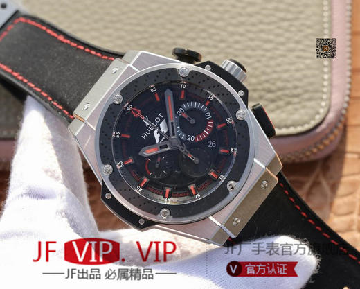 V6宇舶恒宝王者至尊HUBLOT F1 KING POWER！自动机械男士手表复刻7750机，直径48mm。皮表带，透底。 商品图1