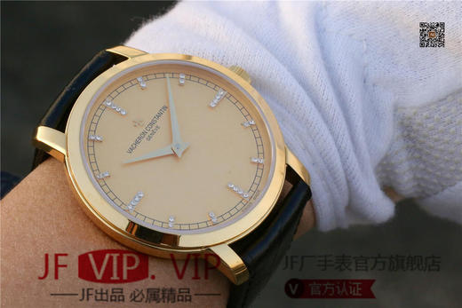 TW江诗丹顿传承系列81578腕表，采用Cal.1120 超薄自动上弦腕表，摆陀采用主体镂空边缘挂21K黄金边的做法 商品图9