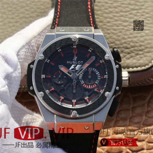 V6宇舶恒宝王者至尊HUBLOT F1 KING POWER！自动机械男士手表复刻7750机，直径48mm。皮表带，透底。 商品图0