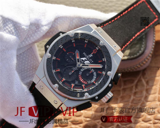 V6宇舶恒宝王者至尊HUBLOT F1 KING POWER！自动机械男士手表复刻7750机，直径48mm。皮表带，透底。 商品图2