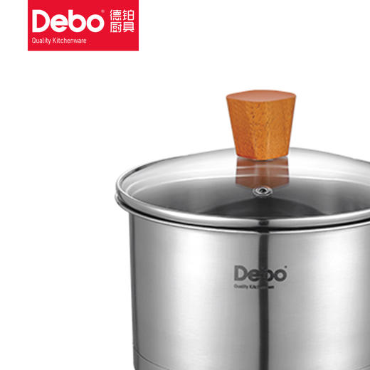 Debo 德铂德国威廉斯堡不锈钢汤蒸锅煎锅奶锅套装锅 商品图3