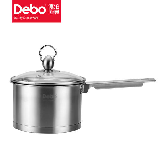 Debo 德铂塔勒不锈钢奶锅16cm复合底电磁炉燃气灶通用DEP-307 商品图1
