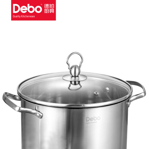 Debo 徳铂奥芬堡汤锅煎锅不锈钢锅具套装电磁炉燃气通用24CM 商品图1