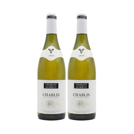 好事成双 双支特惠装 乔治杜博夫夏布利白葡萄酒 Georges Duboeuf Chablis 750ml*2 商品图0
