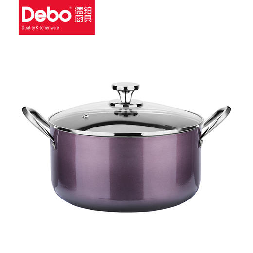 Debo 德铂林肯锅具套装煎锅汤锅厨房二件套 商品图2