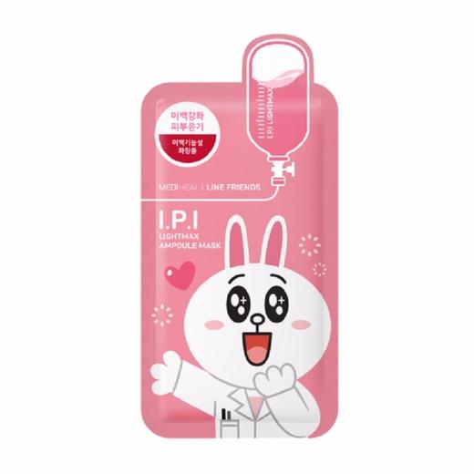 【保税仓】Line恋朋限量版动物面膜(I.P.I) 清澈透亮面膜10片/盒 商品图0