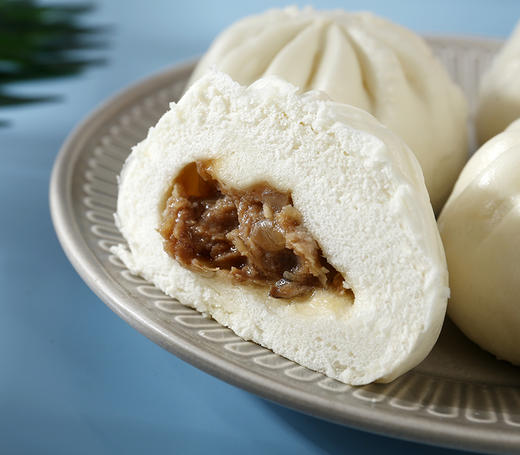 笋菇鲜肉包80g*10只装  港式点心早餐夜宵 商品图1