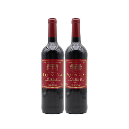 好事成双 双支特惠装 帕德塞斯城堡红葡萄酒 Chateau Prat de Cest Corbieres  750ml*2 商品图0