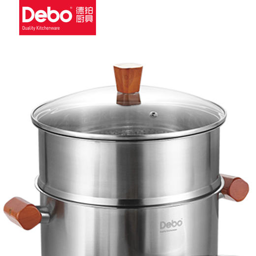 Debo 德铂德国威廉斯堡不锈钢汤蒸锅煎锅奶锅套装锅 商品图4