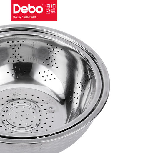 Debo 德铂克林斯顿洗米筛/洗菜盆/过滤盆/24+26+28cm 商品图2