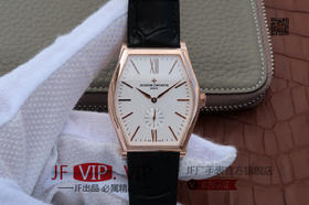 N江诗丹顿马耳他系列82230/000R-9716，原装开模，尺寸:宽36.70 X长47.61毫米,男士电镀18k白金，手动4400 AS自动机械机芯